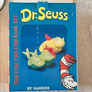 Dr. Seuss One Fish Two Fish Bank Set